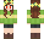chara with flower crown