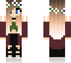 cute girl with flower crown