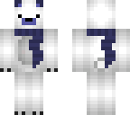 dark blue polar bear