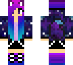 galaxy wolf girl edit