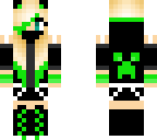 green cat girl