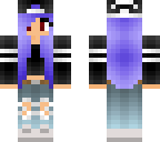 hot blue haired vampire