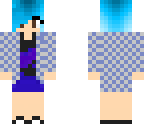 me with blue hair