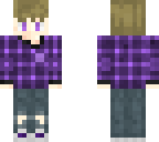 purple gamer flannel