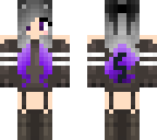 purple kitty girl