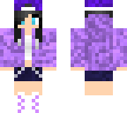 purple tomboy girl