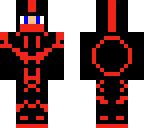 red neon ninja to red guy