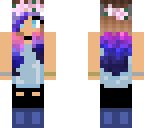 tank blue hair