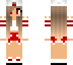 white and red