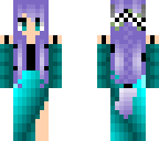aqua dress girl