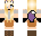 blond wolf girl
