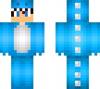 blue dino onsie