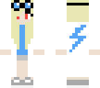 blue version of mad scientist