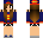 brown hair and eyes superhero tomboy