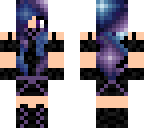 cool galaxy ninja girl