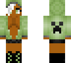 creeper girl open jacket