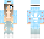 edit of blue girl