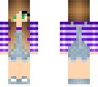 little girl in purple