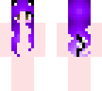 purple haired girl base