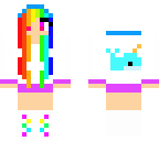 rainbow hair