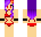 red bikiny girl