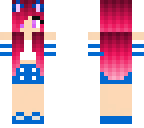 blue and pink kitty