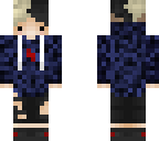 blue camo chibi