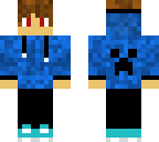 blue hoodie