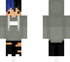 chibi grey hoodie