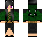 green panda girl