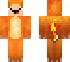 kid in charmander costume
