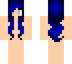 meh_bubbi blue hair base girl