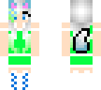 neon wolf girl
