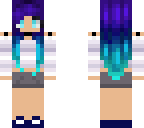 purple to aqua