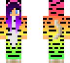 rainbow tiger girl