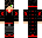 red black with cape