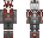 textured fire dragon girl