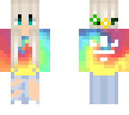 tie dye girl