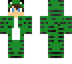 tiger man in green