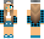 wollersplay's skin with flannel over shoulder
