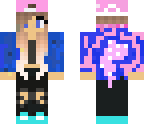 cotton candy wolf girl