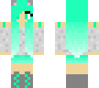cute mint girl
