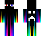 disco rainbow enderman