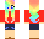girl skin template