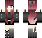 goth anime school girl