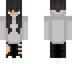 gray hoodie girl