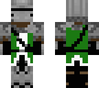 green armored knight