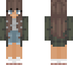 green cardigan