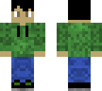 green hoodie kid