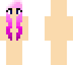 hair template gradient pink